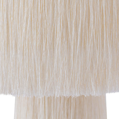 Atolla Cream Tassel Table Lamp - Skandi London