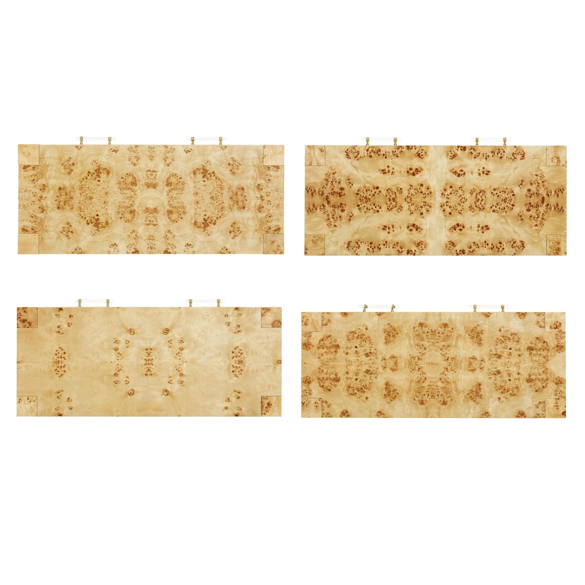 Brandyss Natural Burl Work Desk - Skandi London