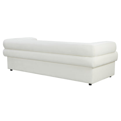Elsa Cream Velvet Sofa - Skandi London