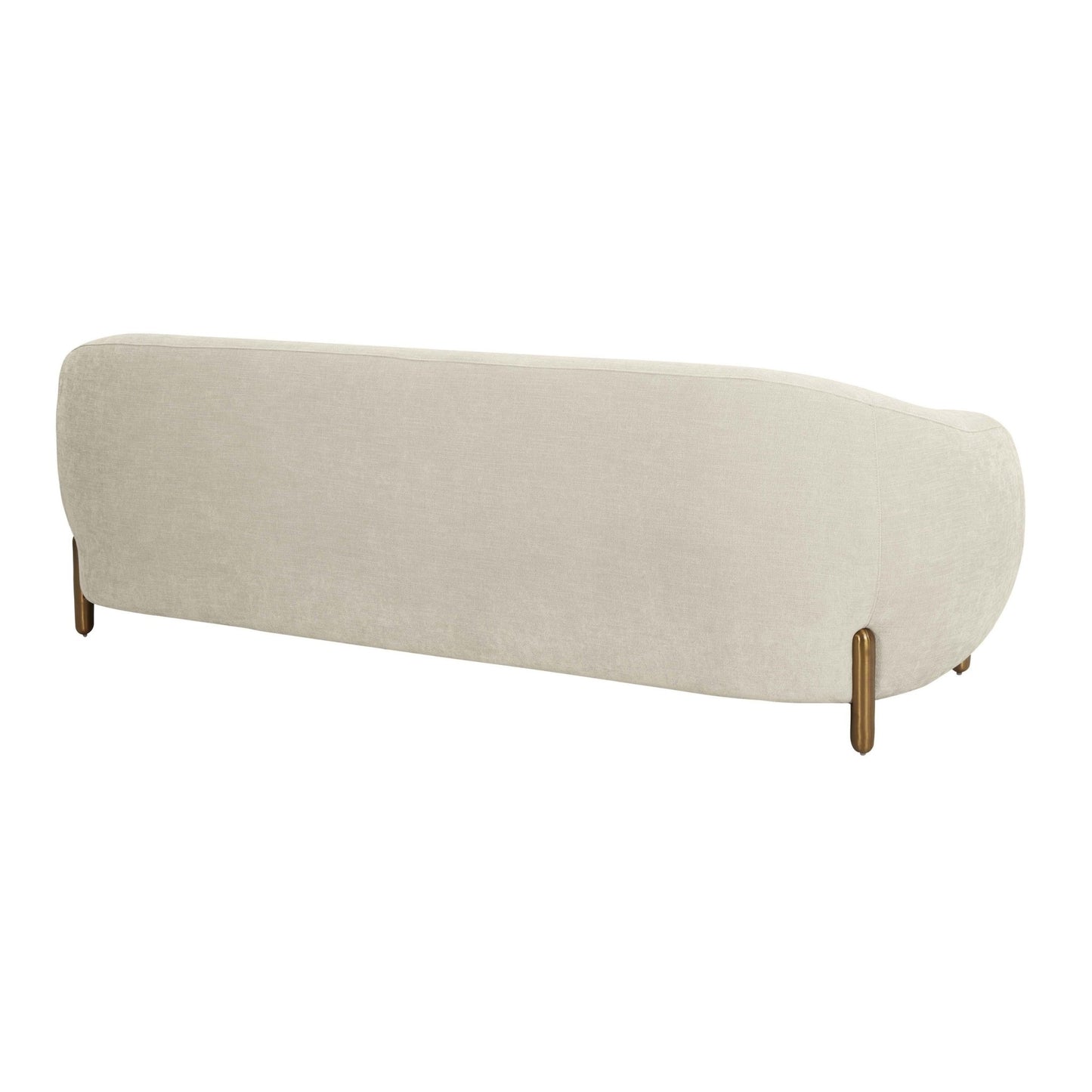 Lina Cream Textured Linen Sofa - Skandi London