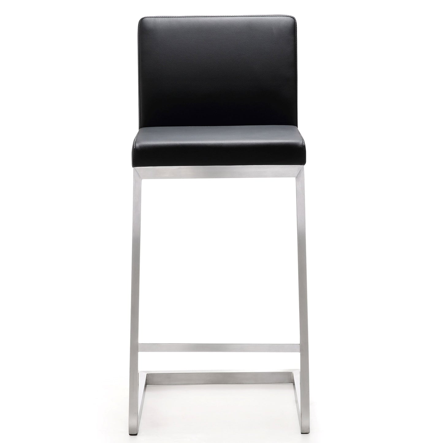 Parma Black Stainless Steel Counter Stool Set of 2 - Skandi London