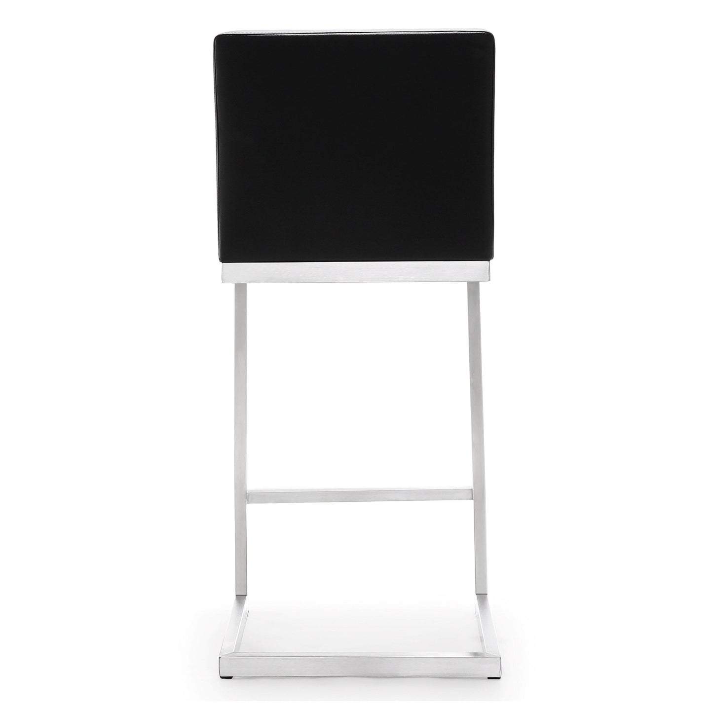 Parma Black Stainless Steel Counter Stool Set of 2 - Skandi London