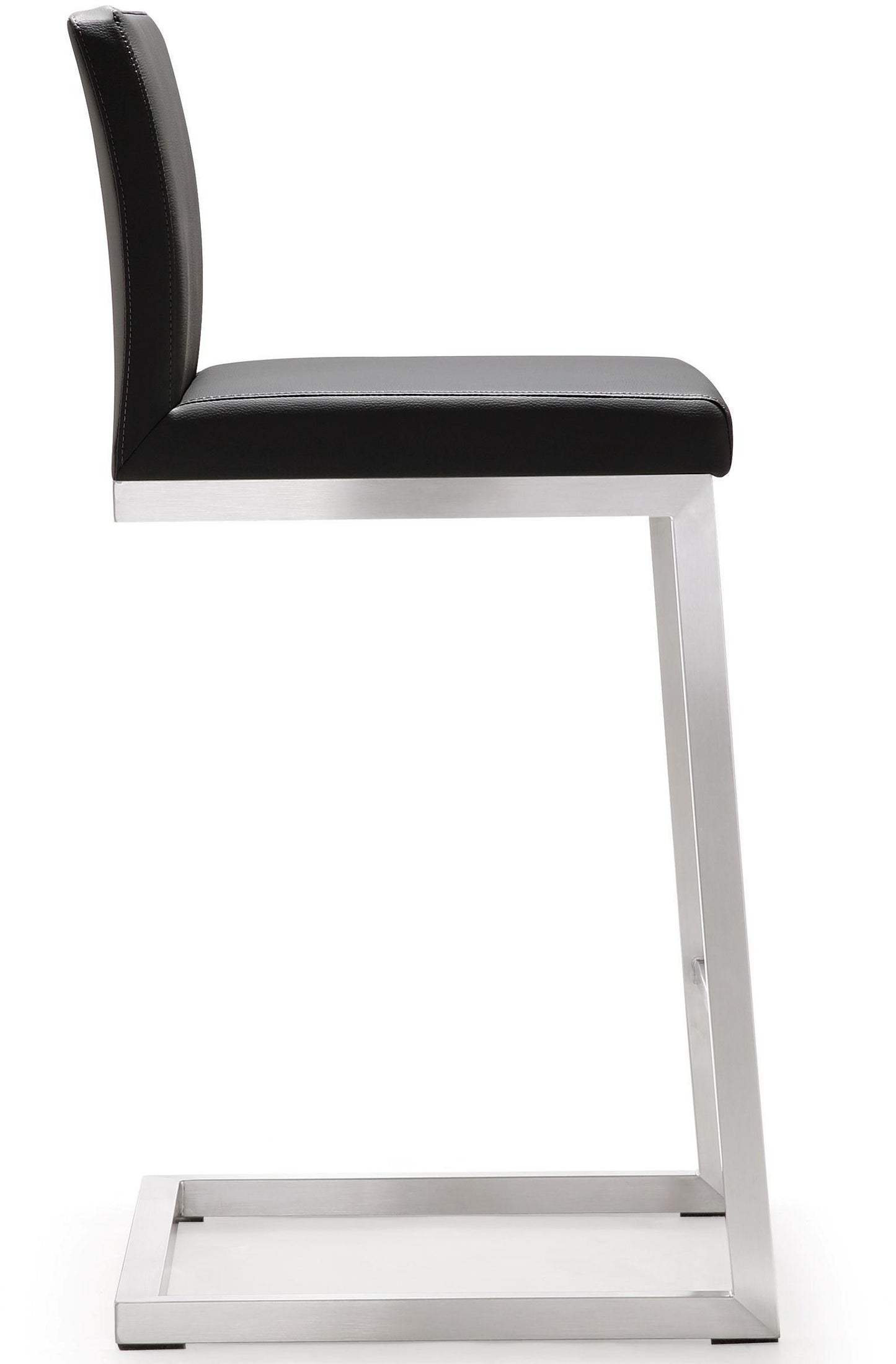 Parma Grey Stainless Steel Counter Stool Set of 2 - Skandi London