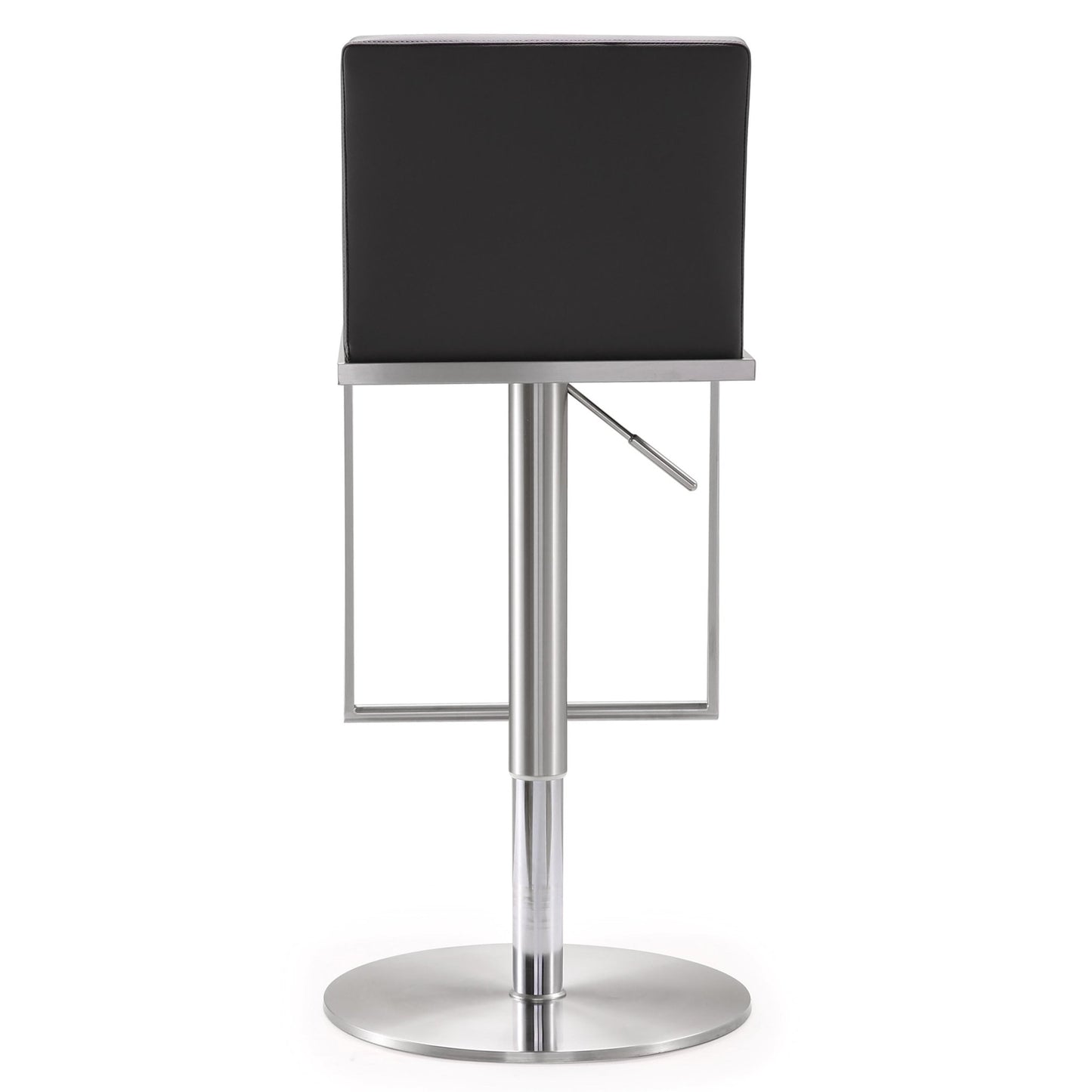 Amalfi Grey Vegan Leather Adjustable Stool - Skandi London