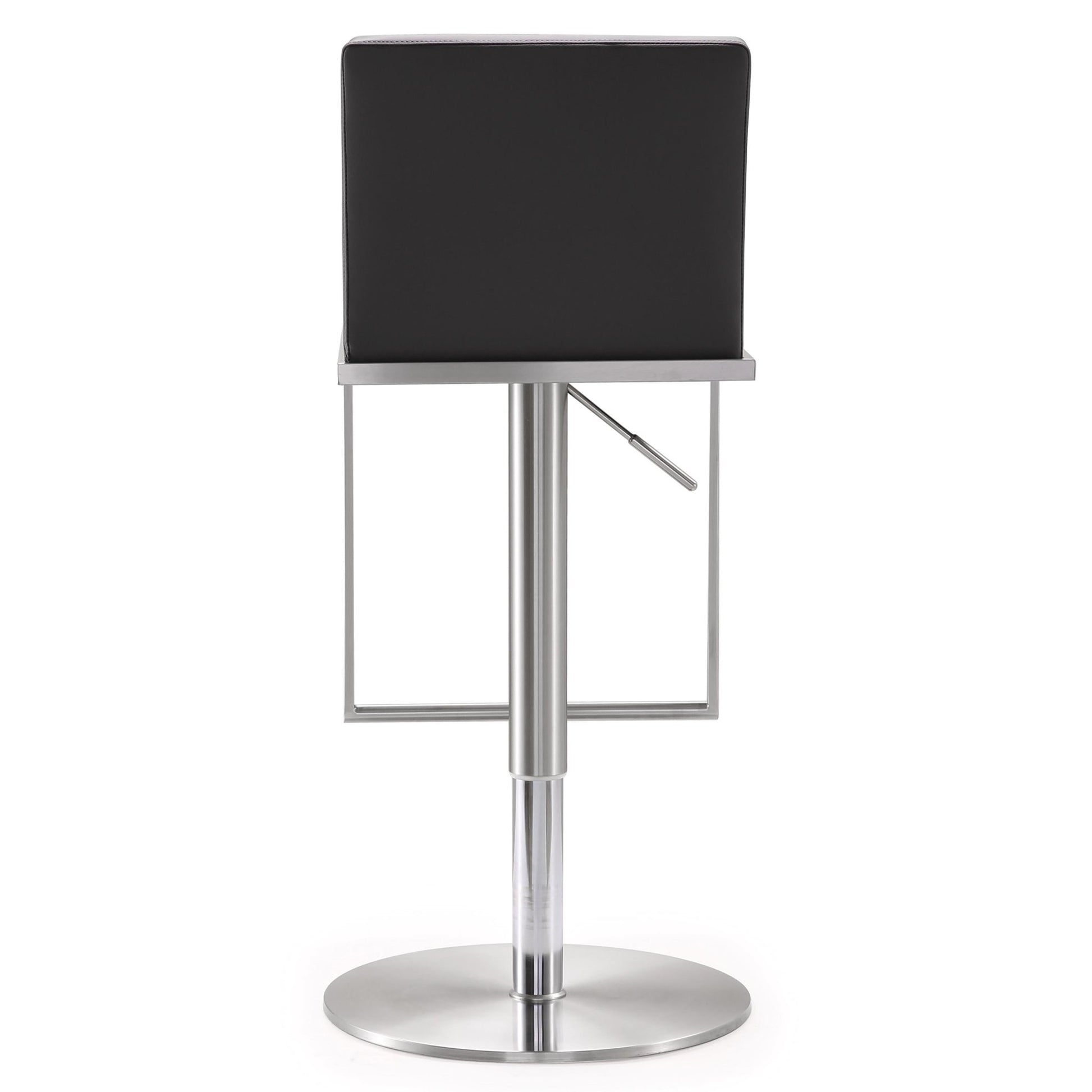 Amalfi Grey Vegan Leather Adjustable Stool - Skandi London