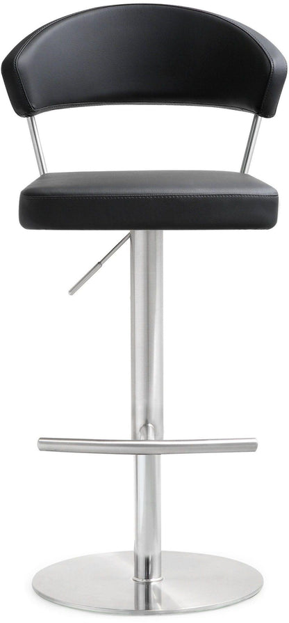 Cosmo Black Stainless Steel Barstool - Skandi London