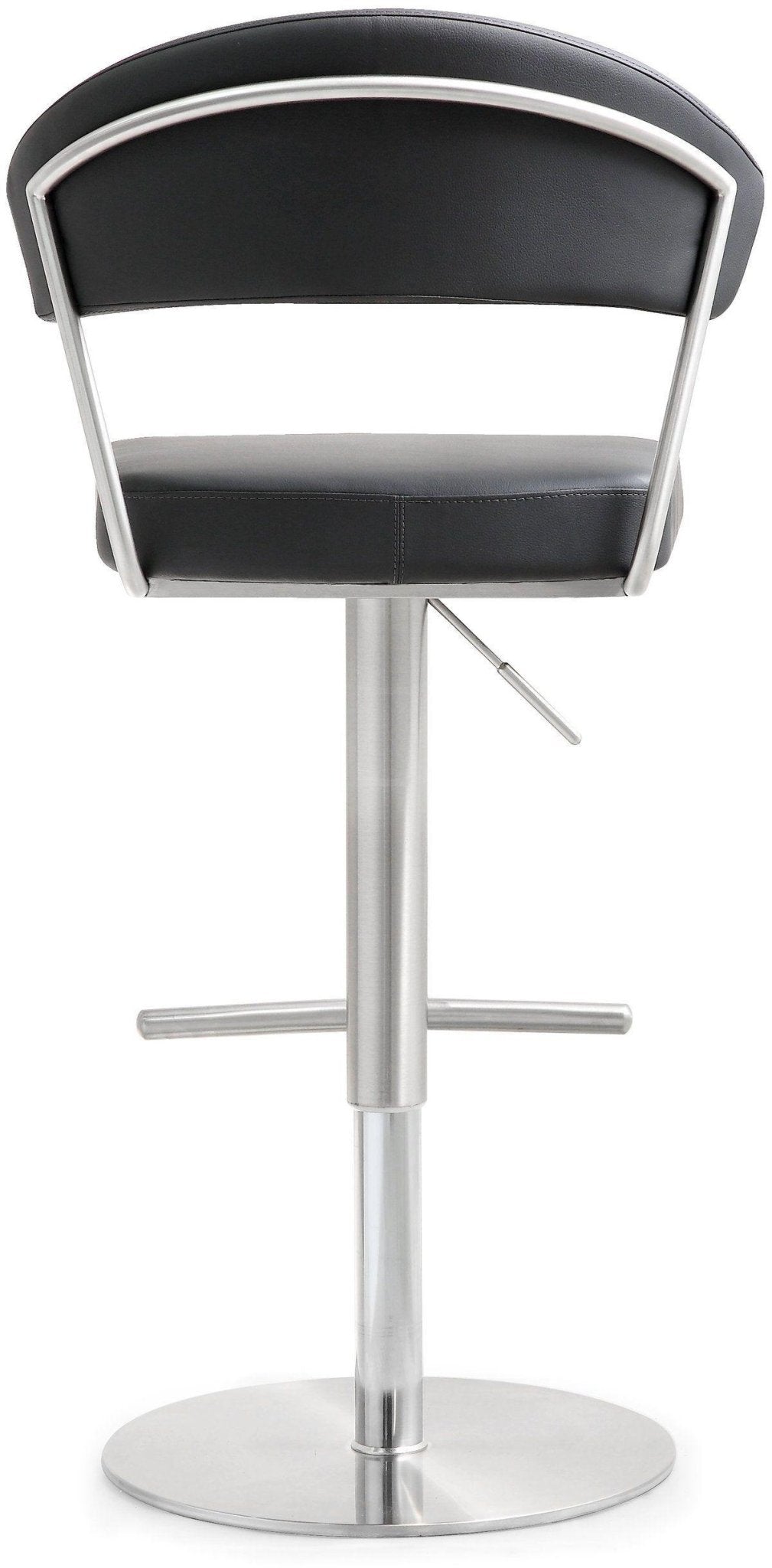 Cosmo Black Stainless Steel Barstool - Skandi London
