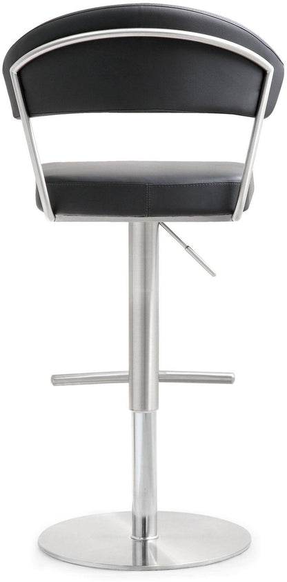 Cosmo Black Stainless Steel Barstool - Skandi London