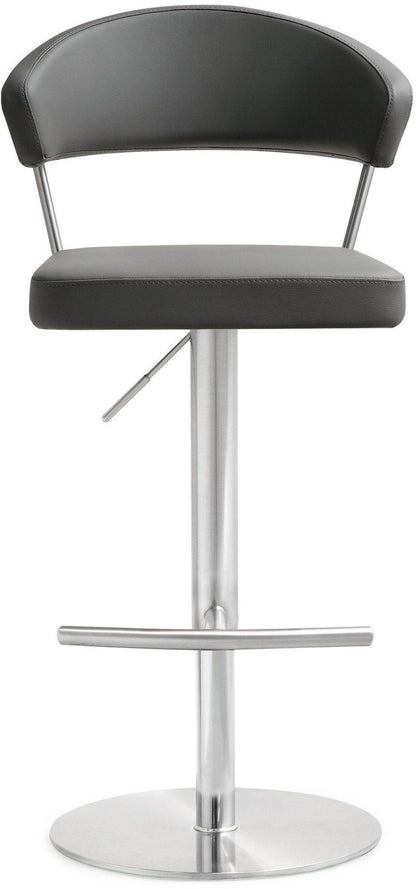 Cosmo Grey Stainless Steel Barstool - Skandi London