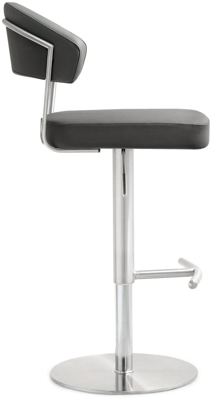 Cosmo Grey Stainless Steel Barstool - Skandi London