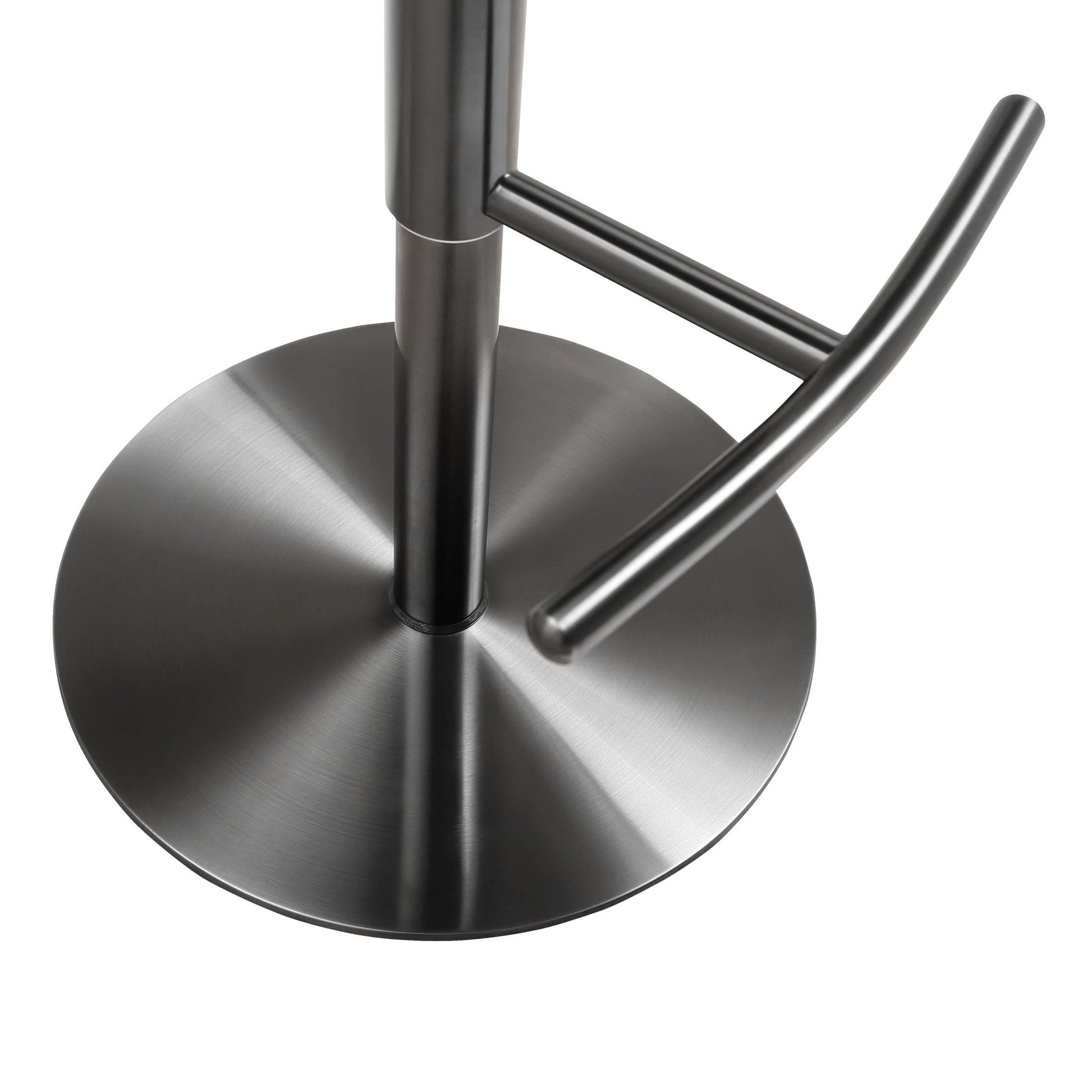 Cosmo Black Performance Vegan Leather on Black Steel Barstool - Skandi London