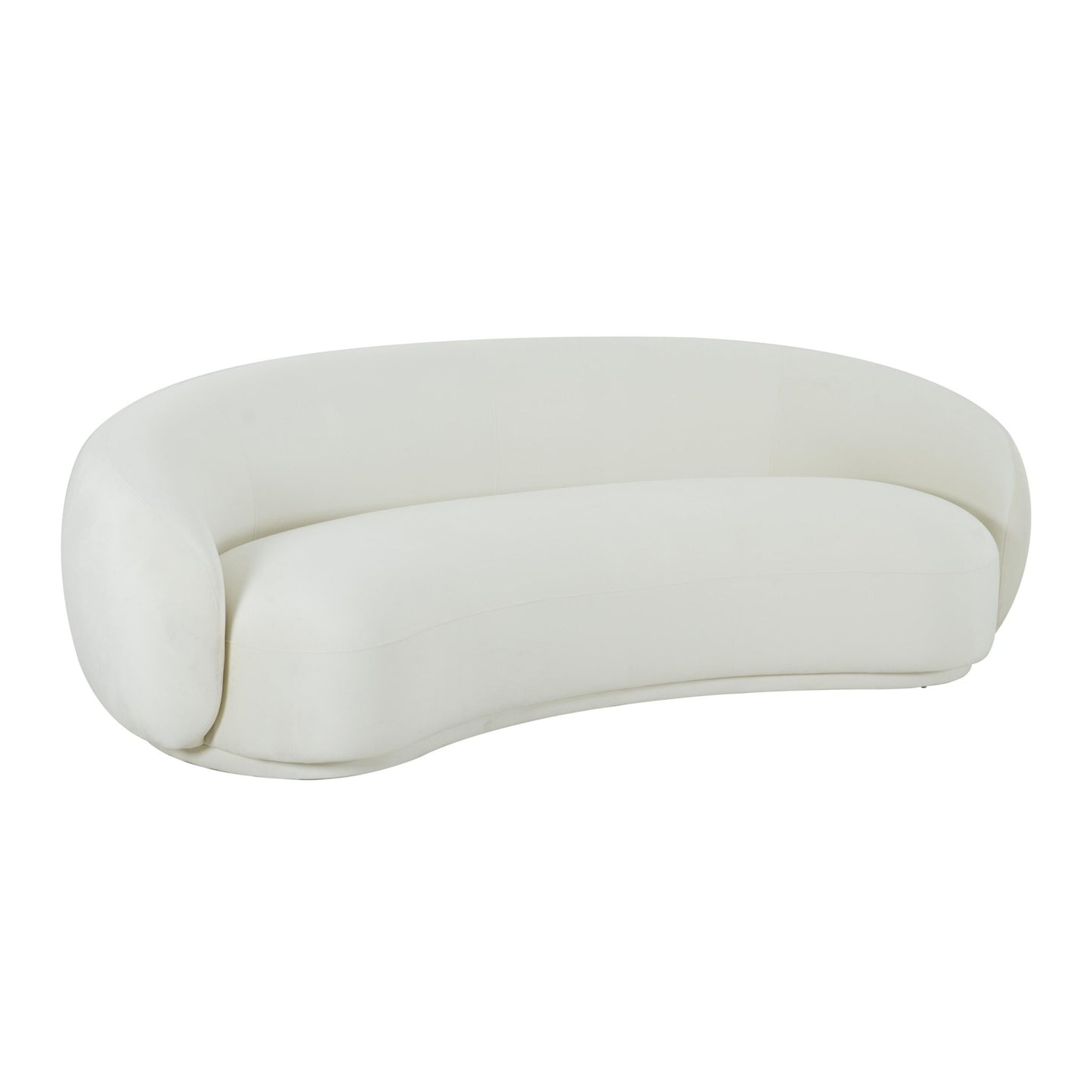 Kendall Cream Velvet Sofa - Skandi London