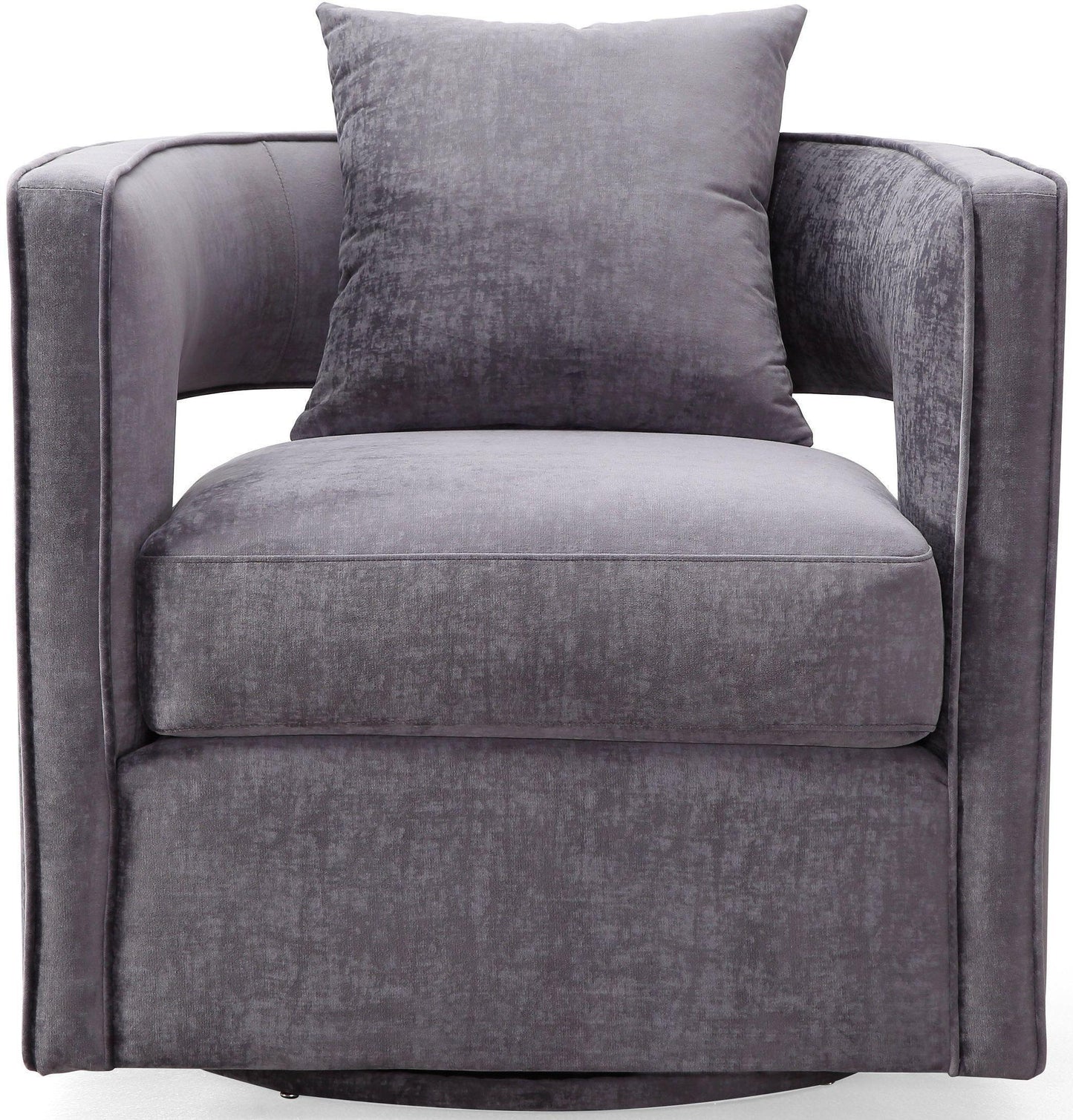 Kennedy Grey Swivel Chair - Skandi London