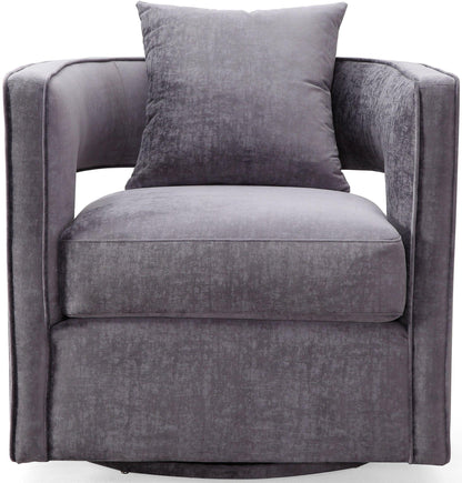 Kennedy Grey Swivel Chair - Skandi London