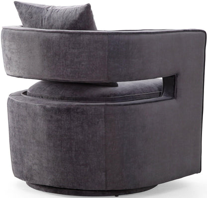 Kennedy Grey Swivel Chair - Skandi London