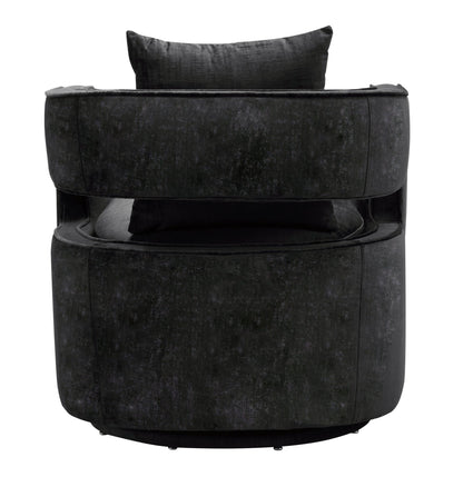 Kennedy Black Swivel Chair - Skandi London