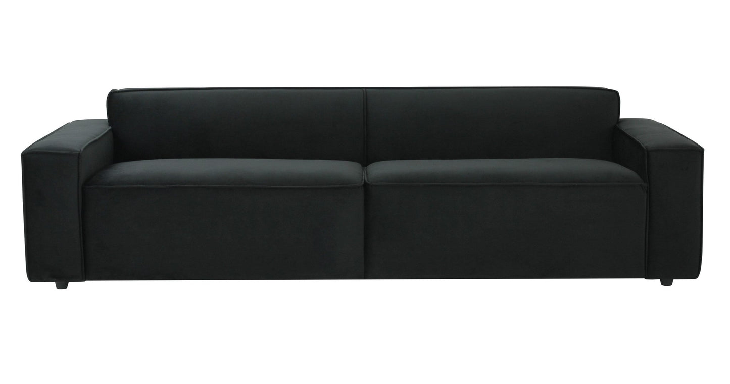 Olafur Black Velvet Sofa - Skandi London