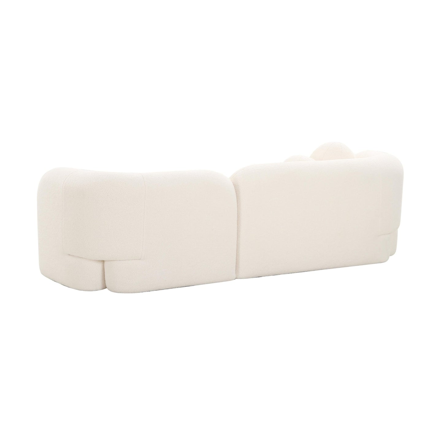Amelie Cream Faux Fur Sofa - Skandi London