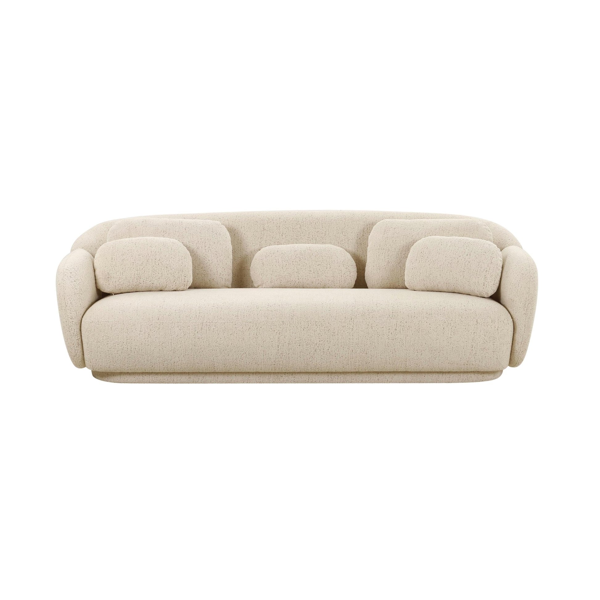 Misty Cream Boucle Sofa - Skandi London