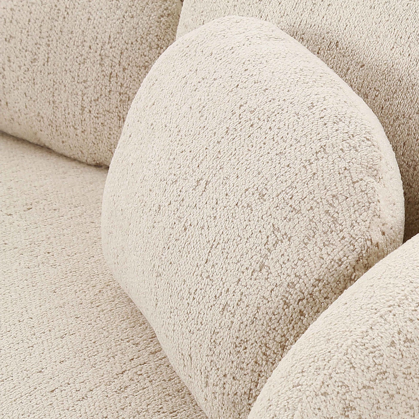 Misty Cream Boucle Sofa - Skandi London