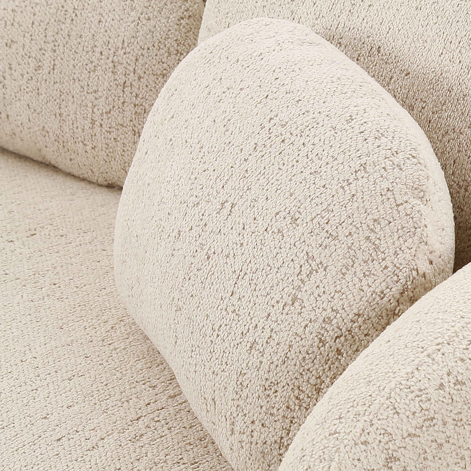 Misty Cream Boucle Sofa - Skandi London