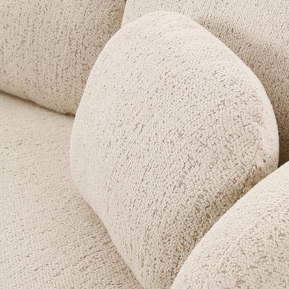 Misty Cream Boucle Sofa - Skandi London
