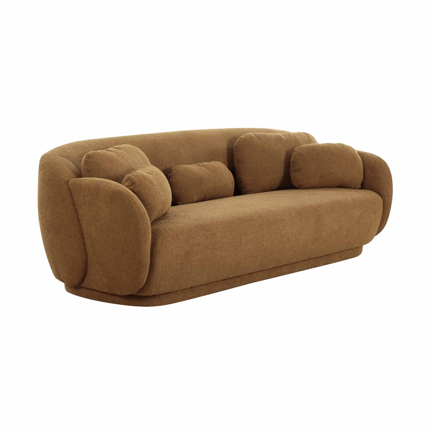 Misty Brown Boucle Sofa - Skandi London