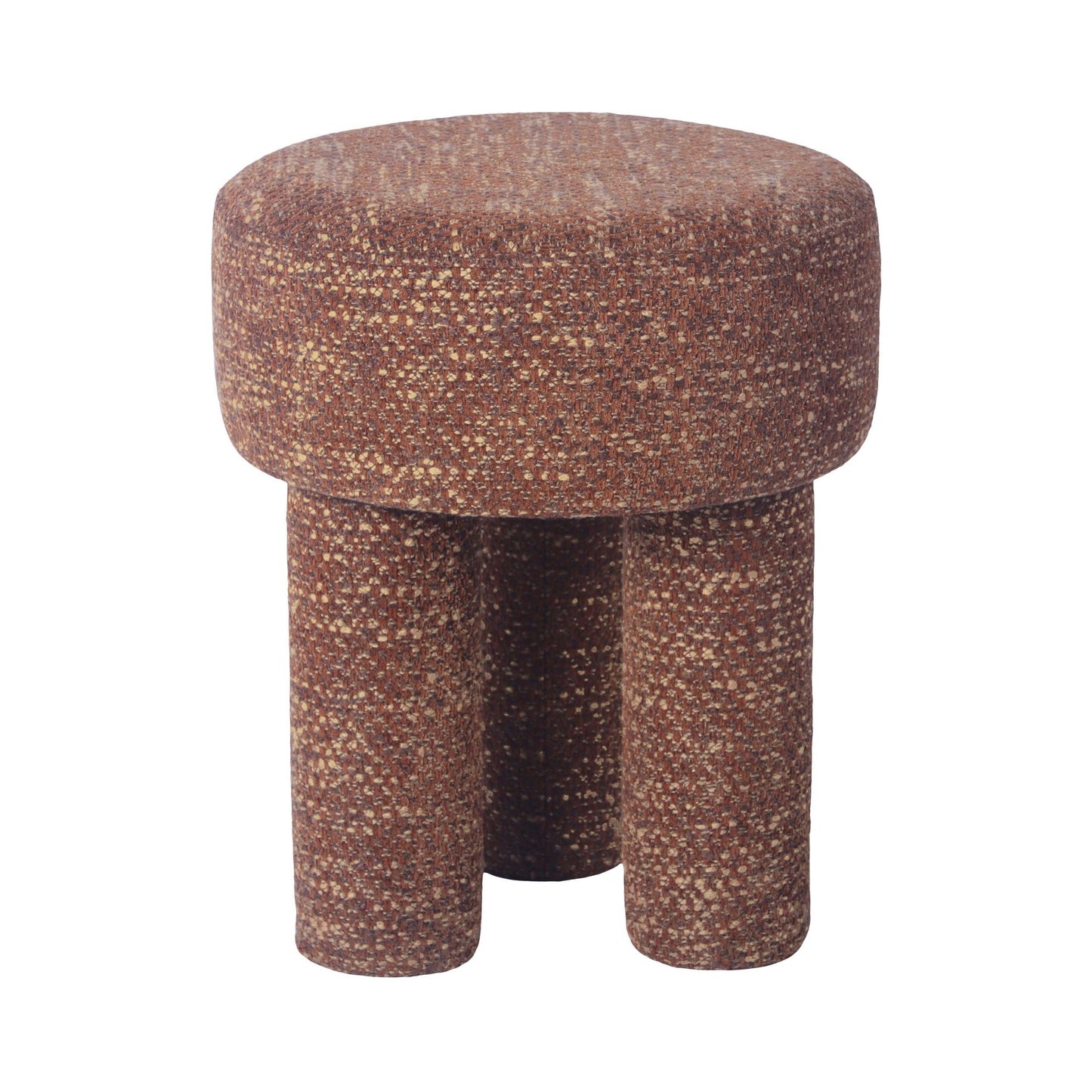 Claire Sedona Brown Knubby Stool - Skandi London