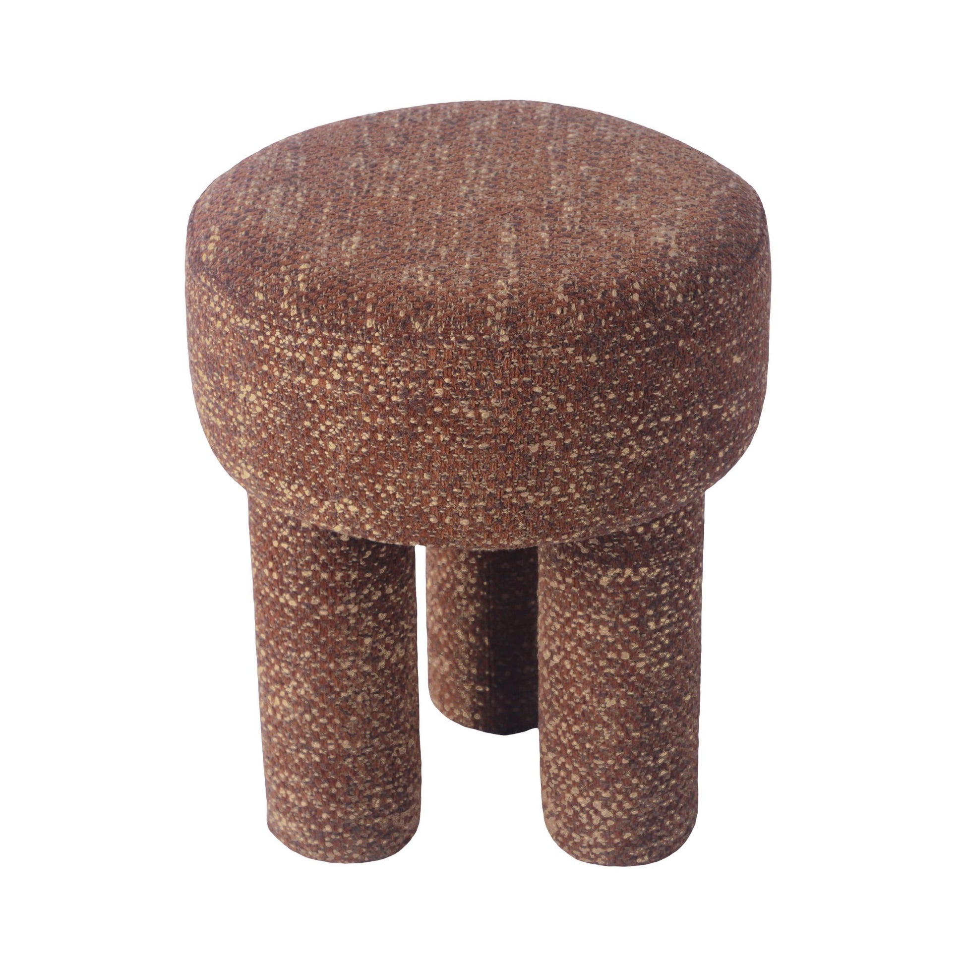 Claire Sedona Brown Knubby Stool - Skandi London