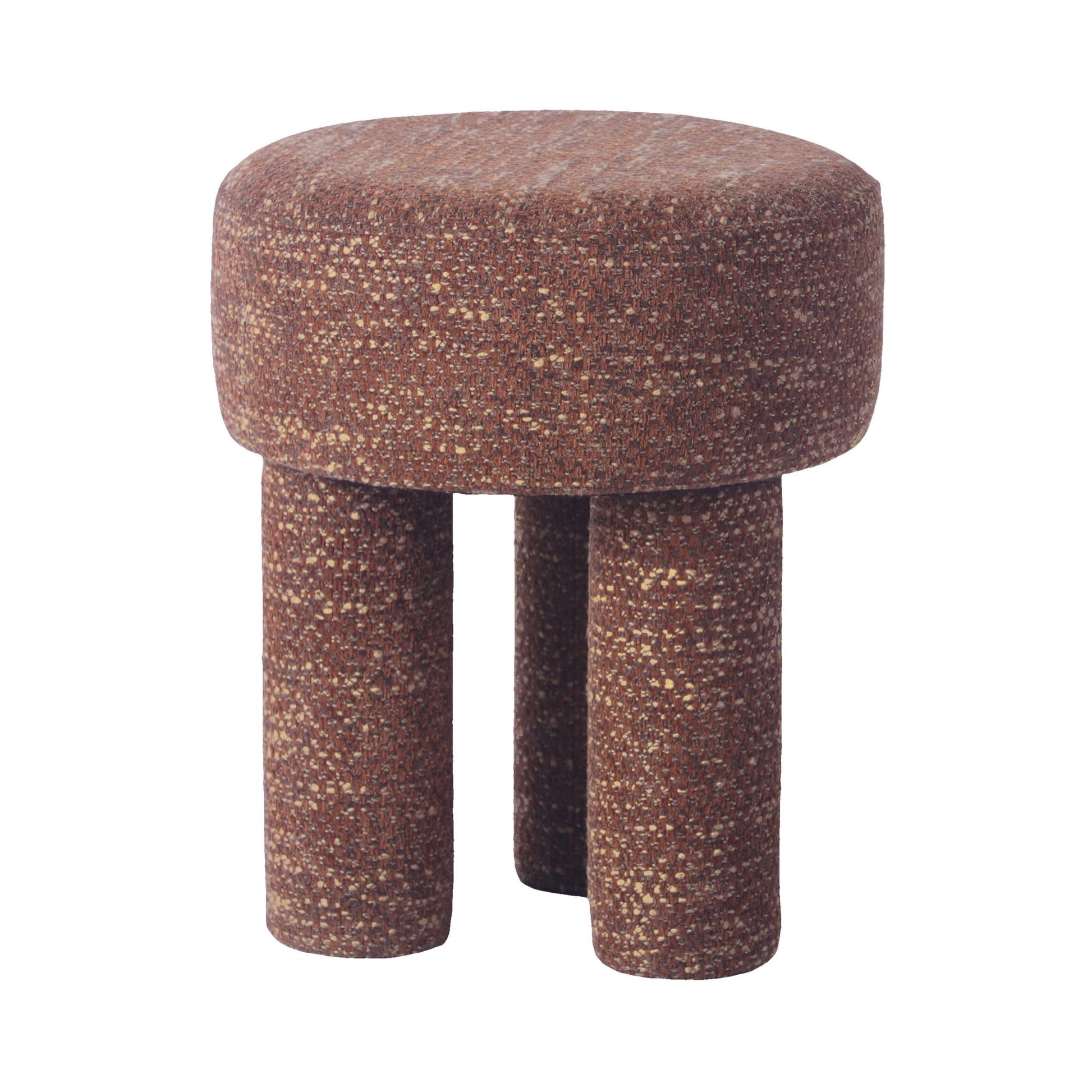 Claire Sedona Brown Knubby Stool - Skandi London