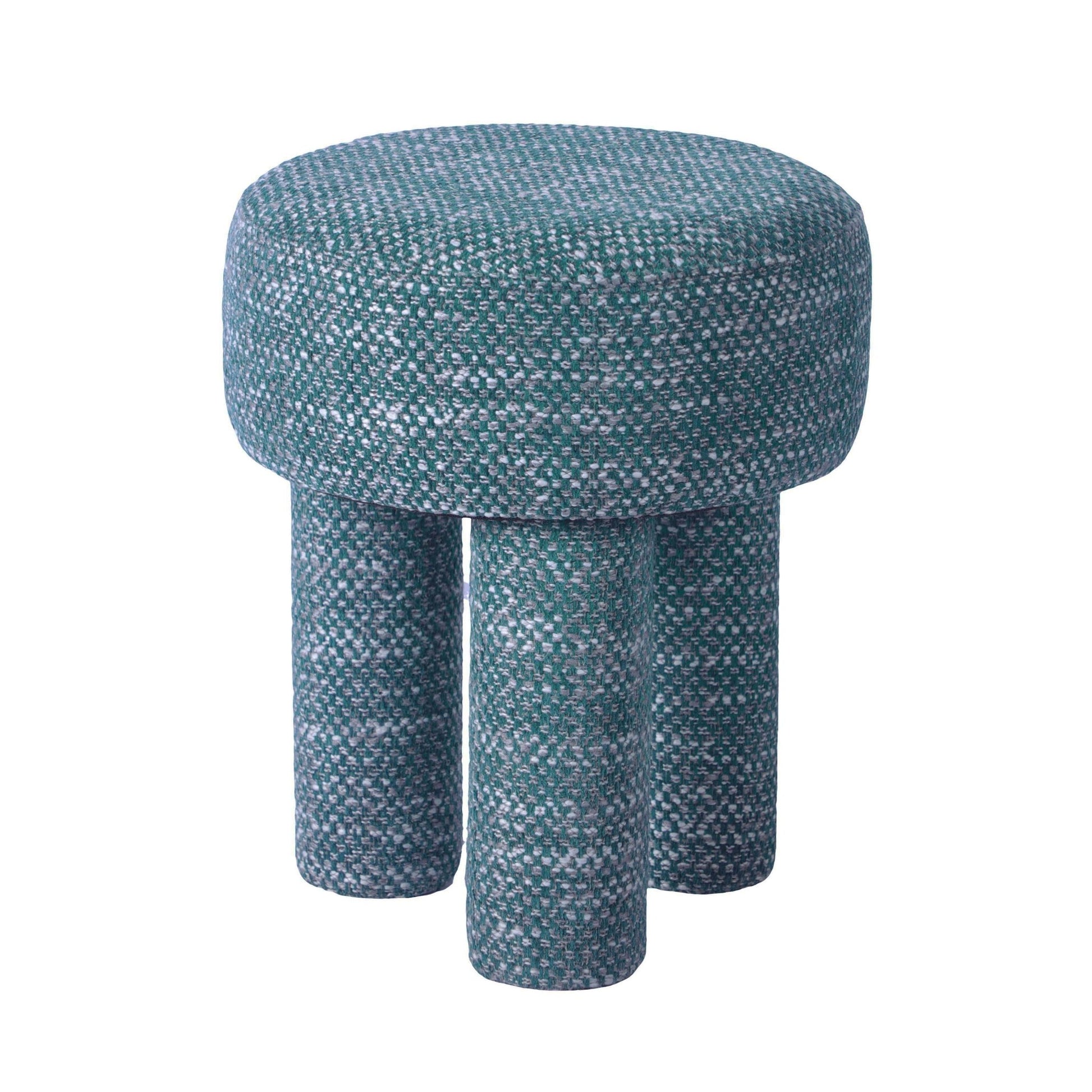 Claire Teal Knubby Stool - Skandi London