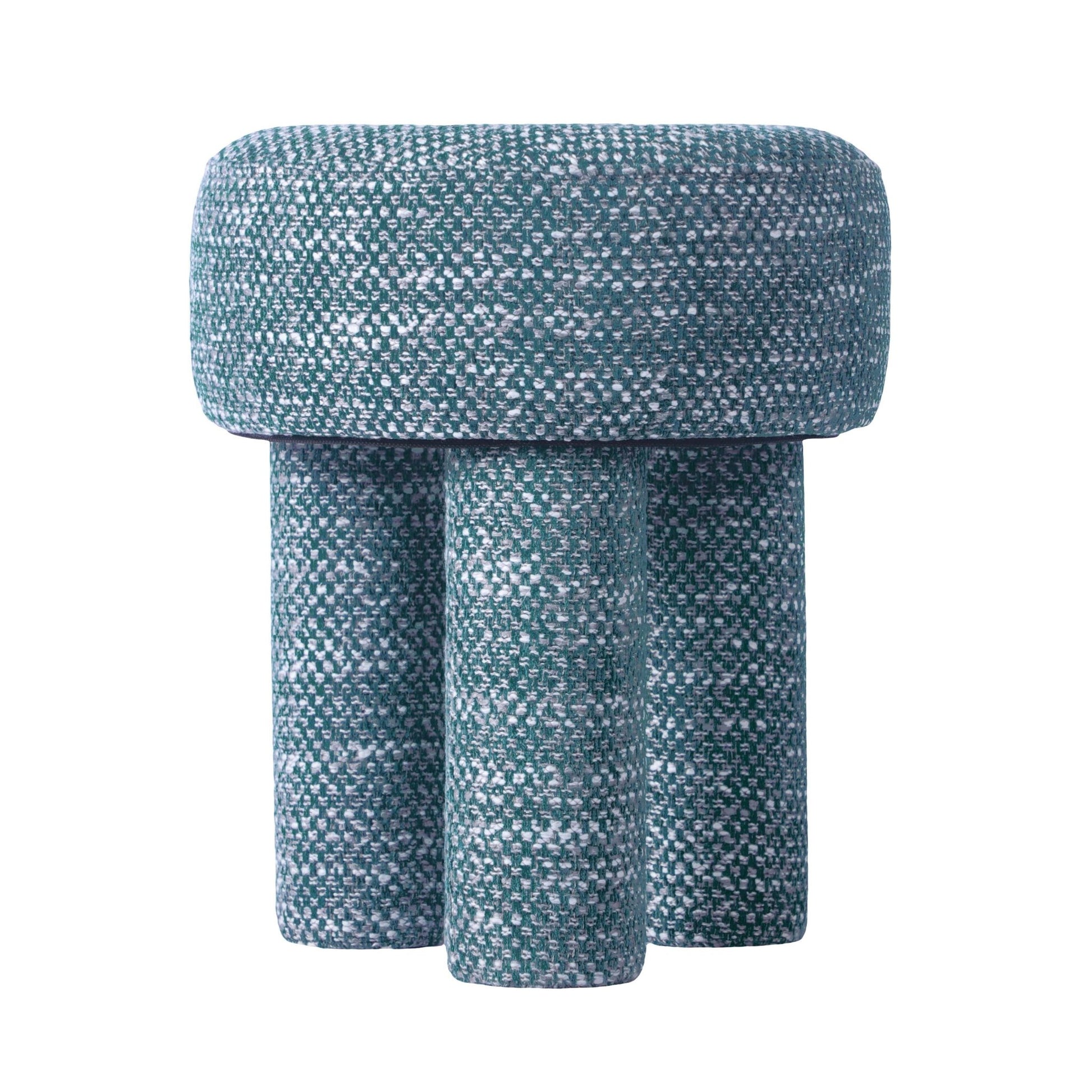 Claire Teal Knubby Stool - Skandi London