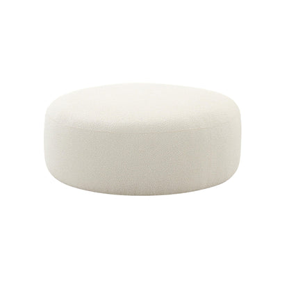 Broohah Cream Boucle Ottoman - Skandi London