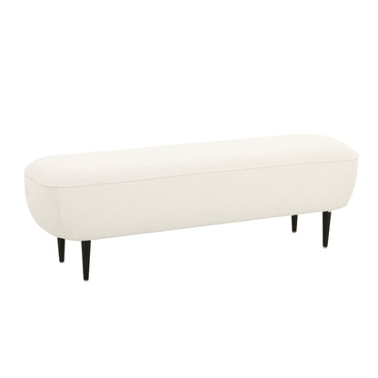 Denise Cream Boucle Bench - Skandi London