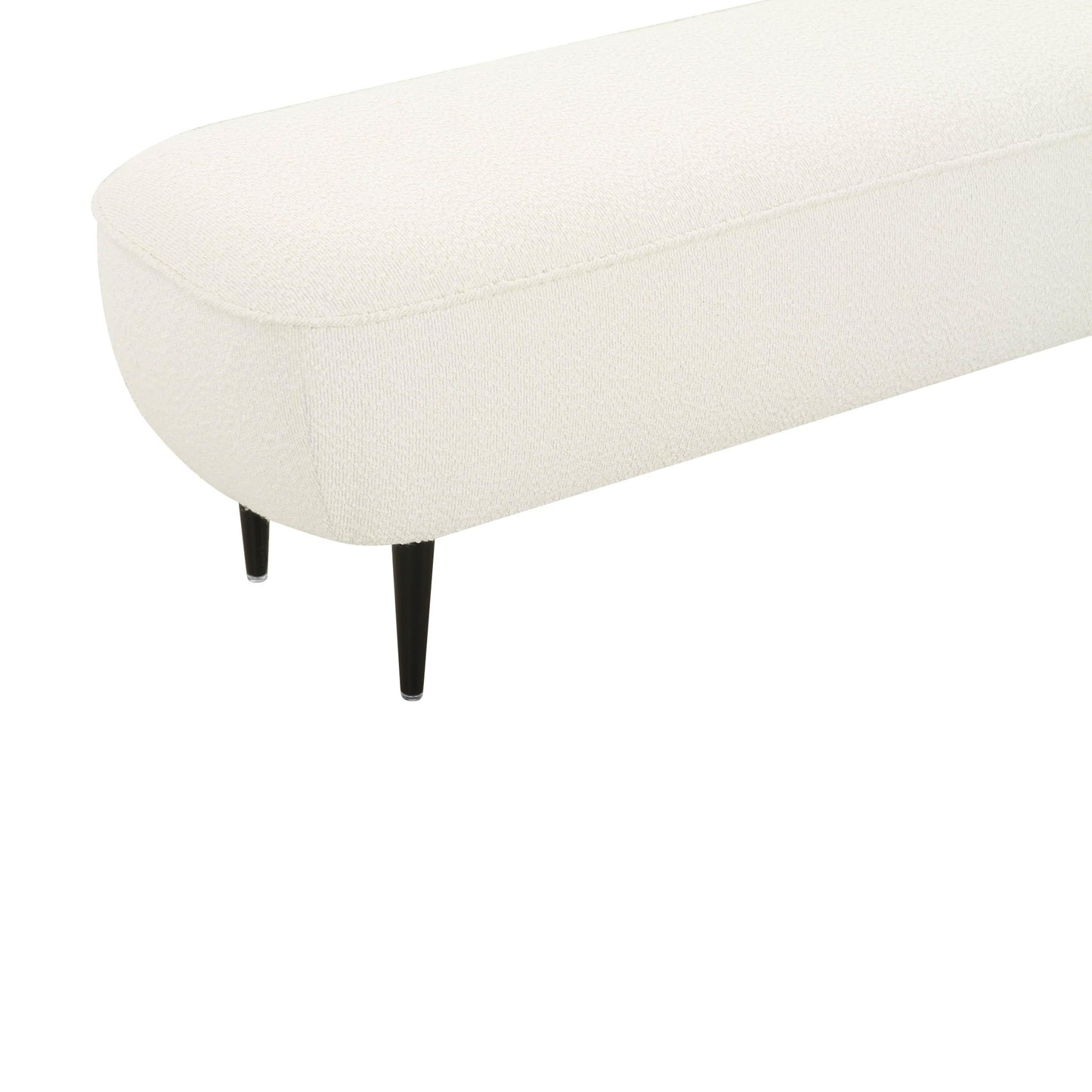 Denise Cream Boucle Bench - Skandi London