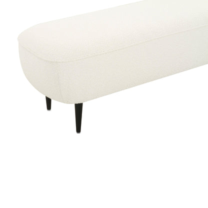 Denise Cream Boucle Bench - Skandi London