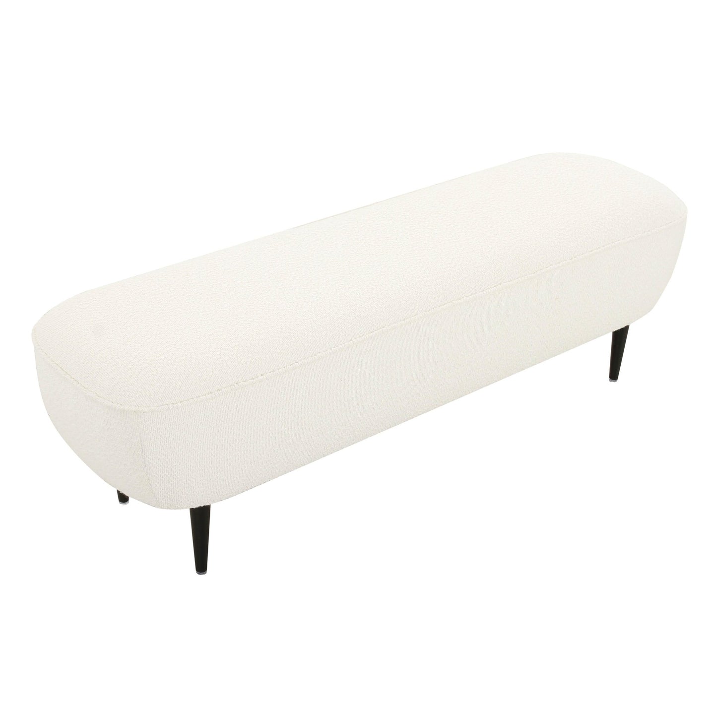 Denise Cream Boucle Bench - Skandi London