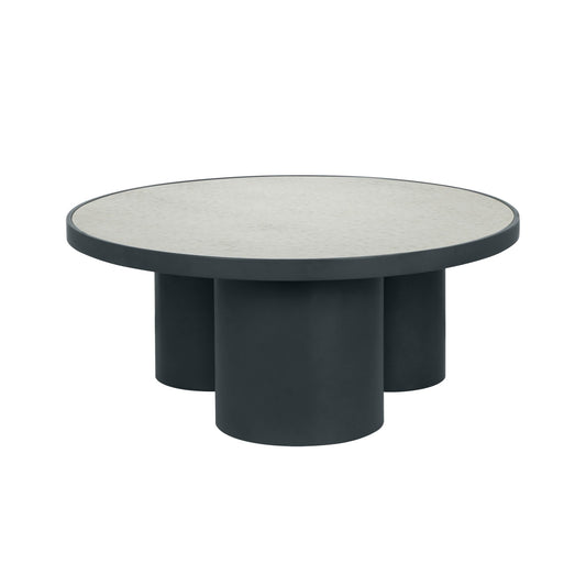 Nautilus Antique Silver Mirrored Coffee Table - Skandi London