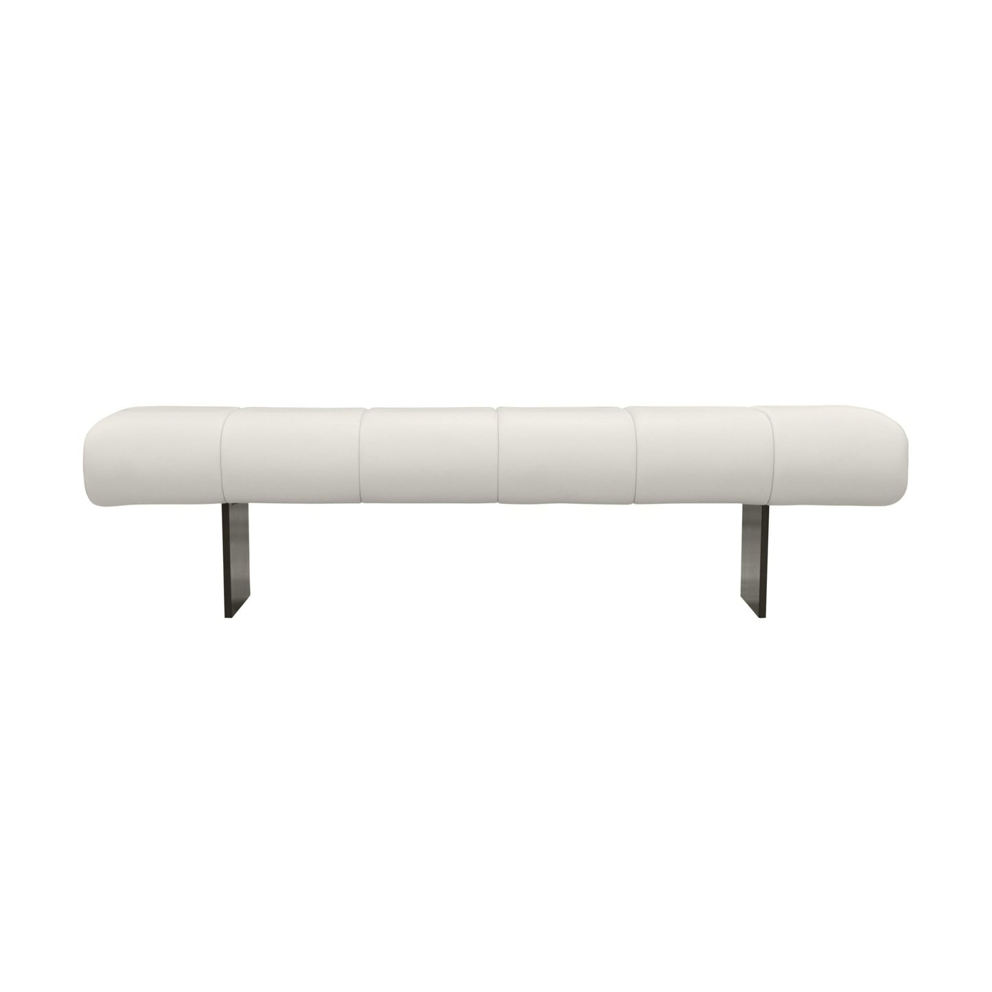 Karol Cream Performance Vegan Leather Bench - Skandi London
