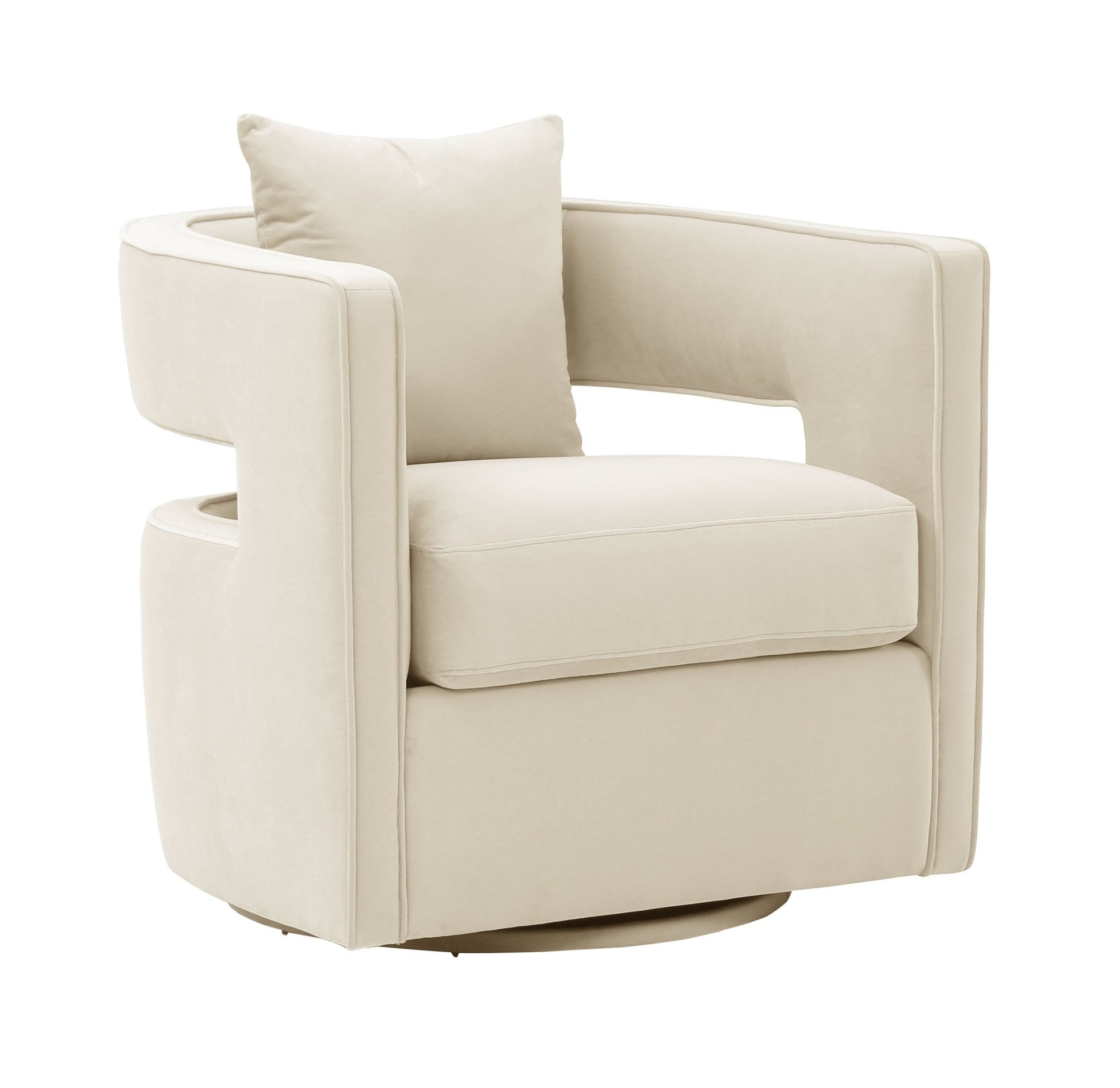 Kennedy Cream Swivel Chair - Skandi London