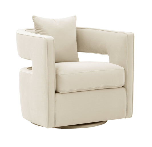 Kennedy Cream Swivel Chair - Skandi London
