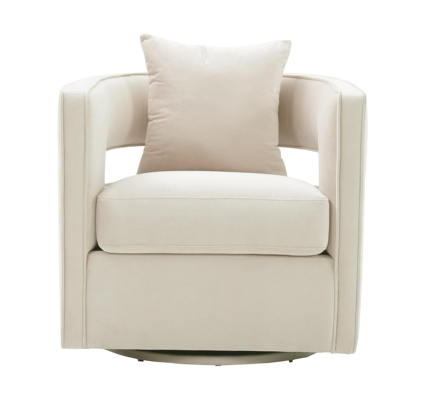 Kennedy Cream Swivel Chair - Skandi London