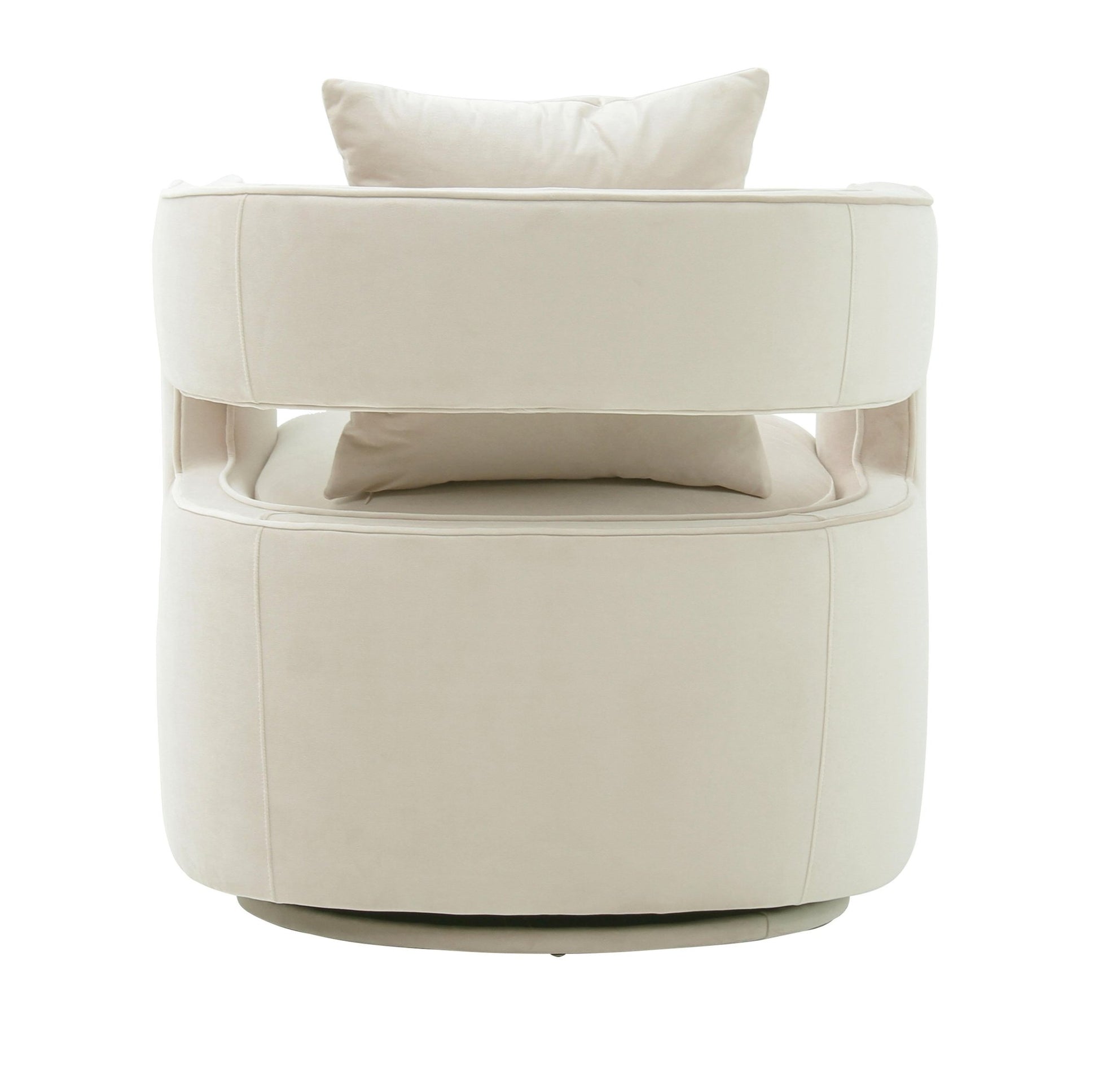 Kennedy Cream Swivel Chair - Skandi London