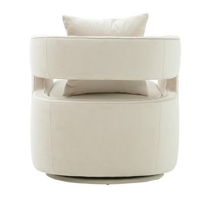 Kennedy Cream Swivel Chair - Skandi London