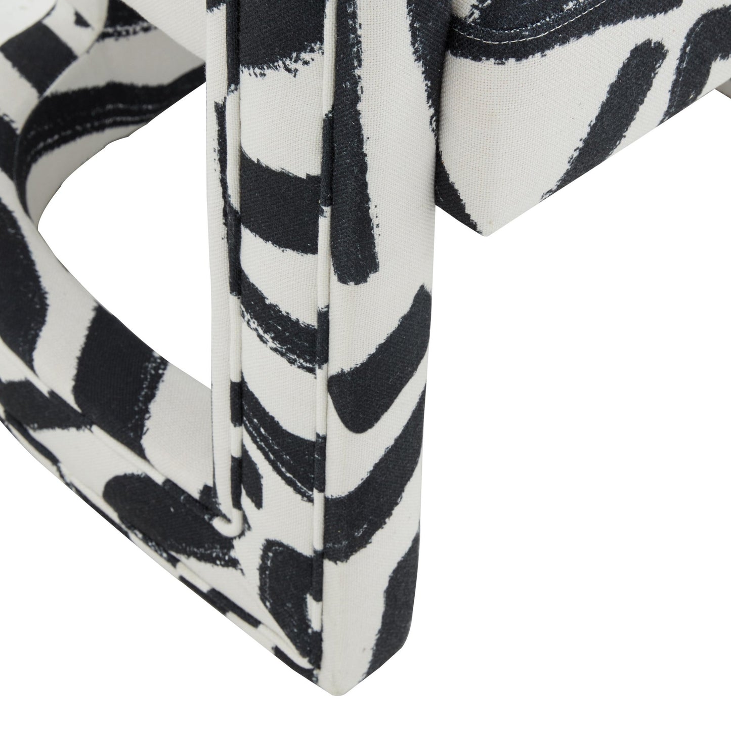 Ada Chair in Black Brushstroke Pattern - Skandi London