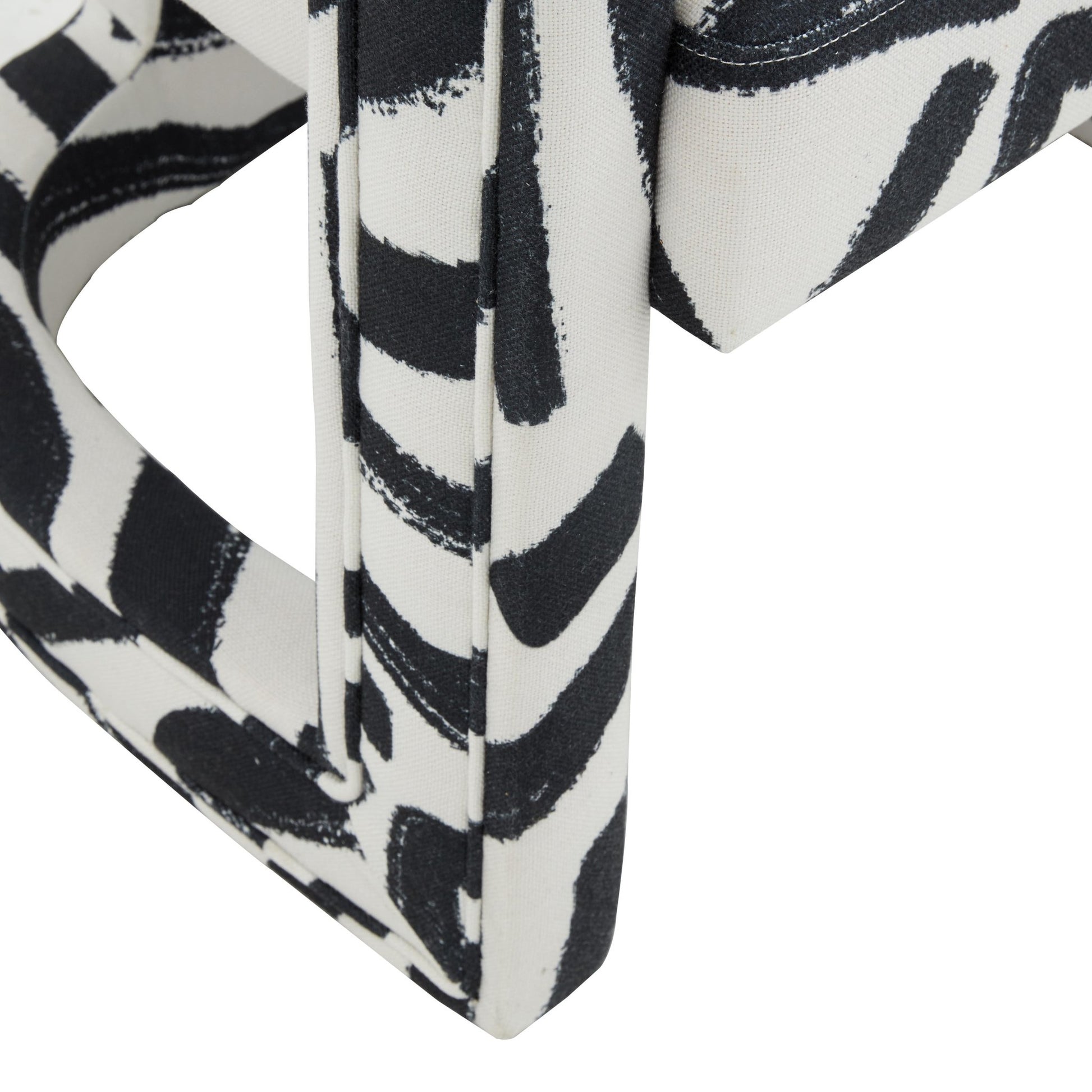 Ada Chair in Black Brushstroke Pattern - Skandi London