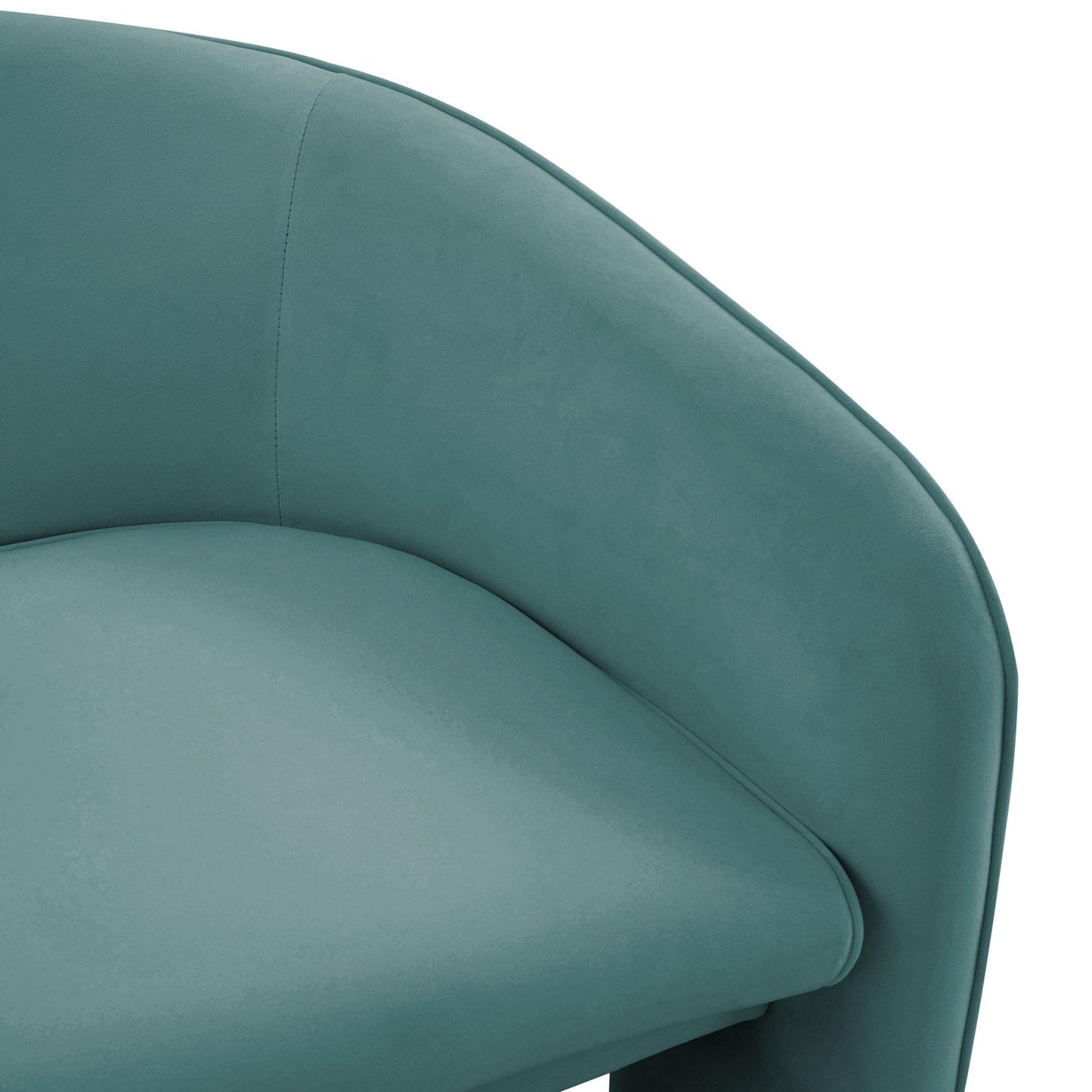Marla Sea Blue Velvet Accent Chair - Skandi London