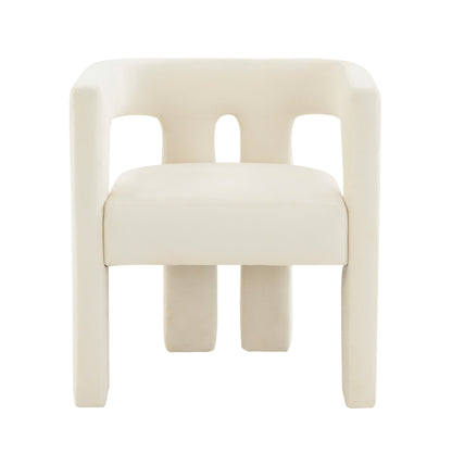 Sloane Cream Velvet Chair - Skandi London