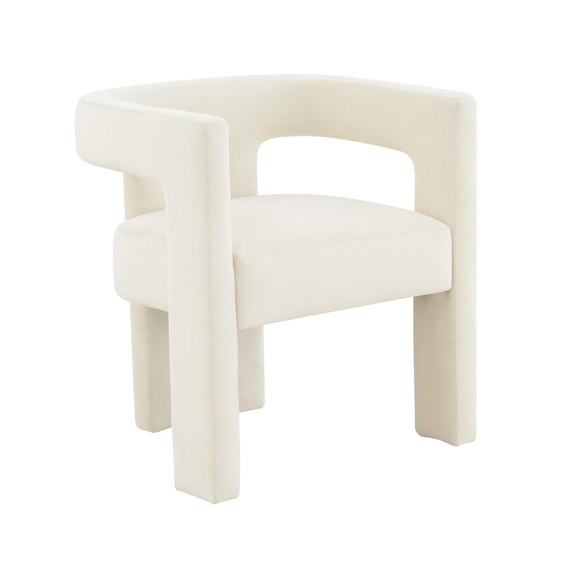Sloane Cream Velvet Chair - Skandi London