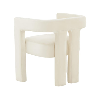 Sloane Cream Velvet Chair - Skandi London